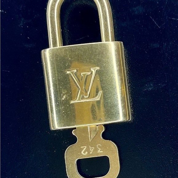Louis Vuitton Gold Padlock with Key #342 - Picture 1 of 6